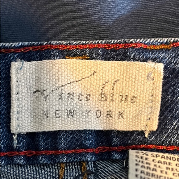 Vince Blue New York Vintage High Rise Stretch Cargo Jeans sz 7 - Picture 13 of 13